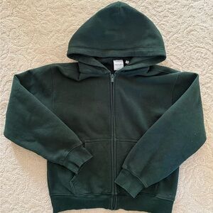 Aritzia Dark Green Hoodie